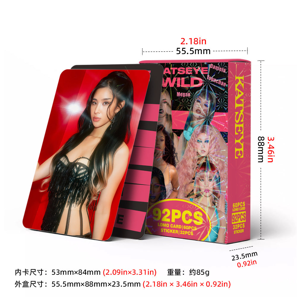 [Në Gjendje] KATSEYE 'Wild' lomocards (92pcs)