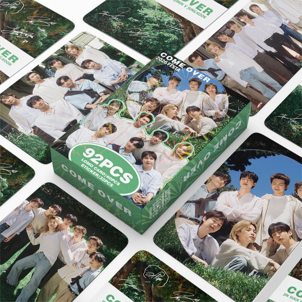 [Në Gjendje] BTS 'Come Over' lomocards (92pcs)