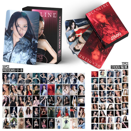 [Ne Gjendje] BLACKPINK JISOO 'Deadline' Member lomocards (127pcs)