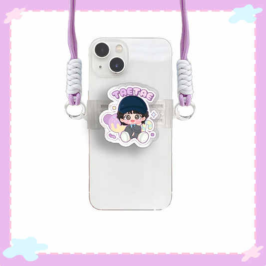[PRE-ORDER] BTS Illustrated Acrylic Clip Smartphone Holder