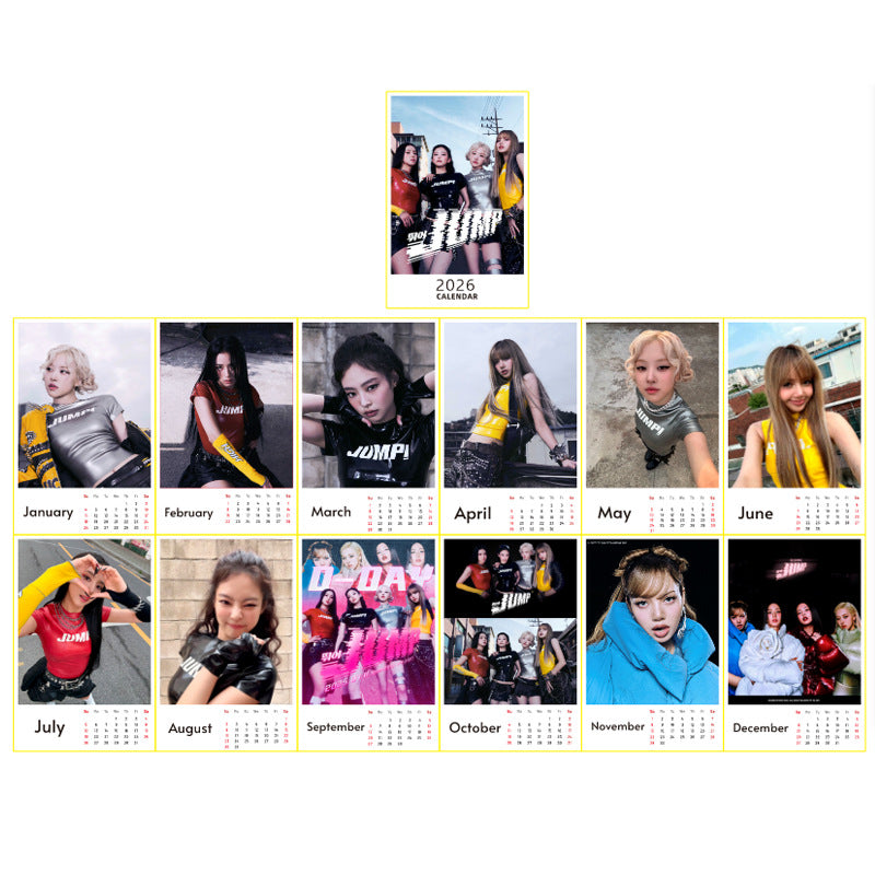 [PRE-ORDER] BLACKPINK 2026 Desk Calendar | HD Member Photos