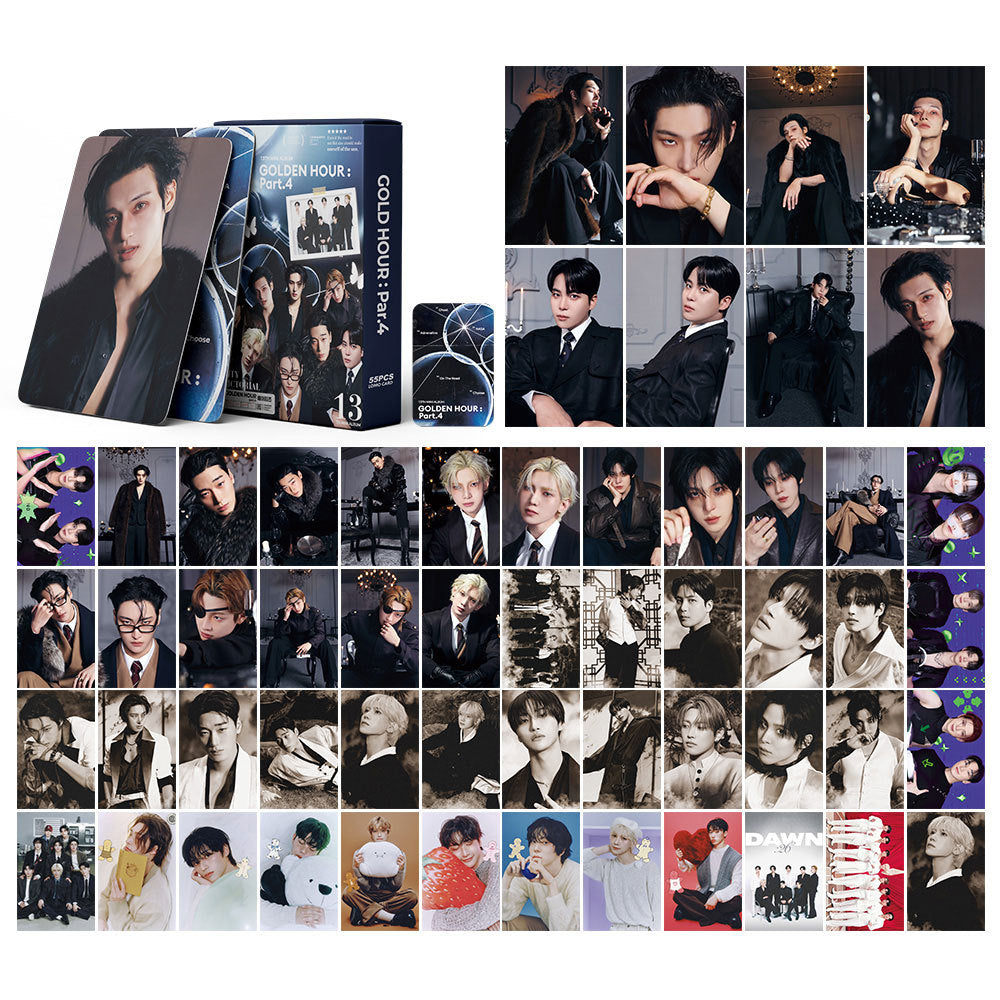 [Ne Gjendje] ATEEZ 'Golden Hour Pt.4' lomocards (55pcs)
