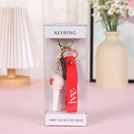 [Në Gjendje] IVE 3D Soft Rubber Lightstick Keyrings
