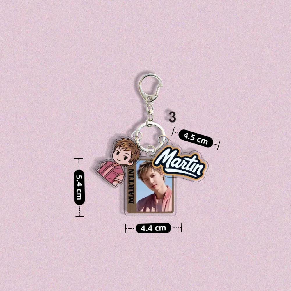 [PRE-ORDER] CORTIS Acrylic Keychain Pendant ver. 1
