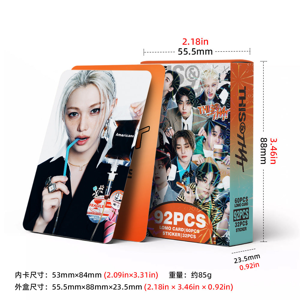[Në Gjendje] STRAY KIDS 'This & That' lomocards (92pcs)