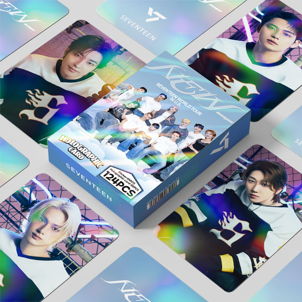 [On The Way] Seventeen 'World Tour' lomocards (124pcs)