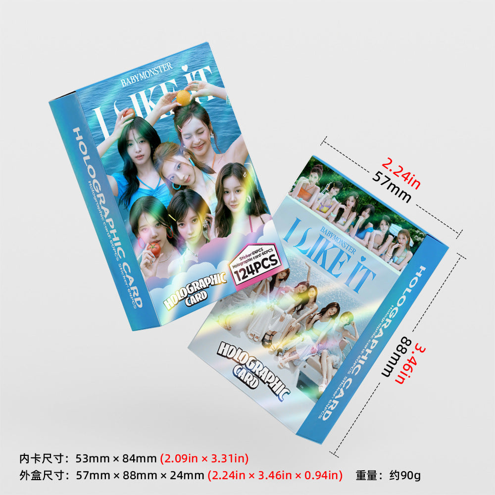 [Në Gjendje] BABYMONSTER 'I Like It' Lomocards (124pcs)