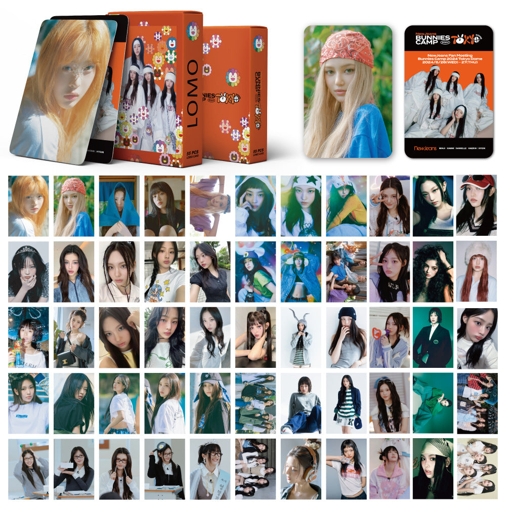 [Në Gjendje] NEW JEANS BUNNIES lomocards (55pcs)