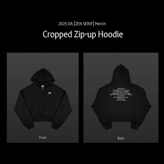 [PRE-ORDER] JENNIE (Blackpink) – 2025 ‘ZEN SERIF’ Zip-Up Hoodie