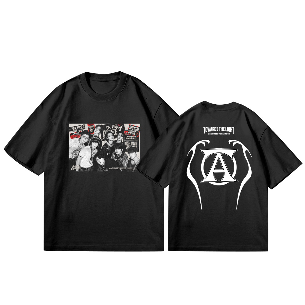 [PRE-ORDER] ATEEZ 2025 Towards The Light Tour T-shirts