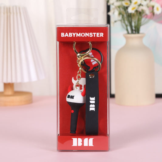 [PRE-ORDER] BABYMONSTER 3D Soft Rubber Lightstick Keyring