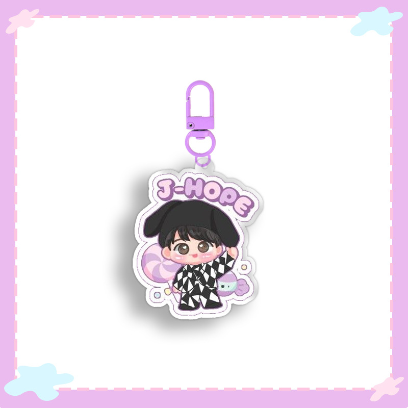 [PRE-ORDER] BTS Illustrated Acrylic Keyring
