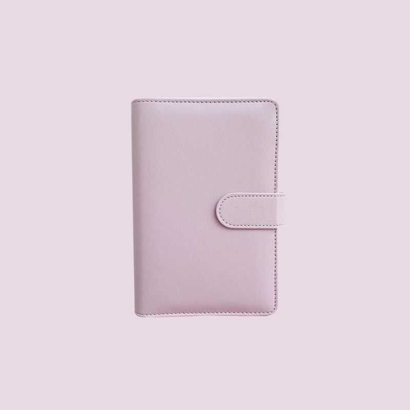 ON THE WAY: A6 Macaron Color Binder | Soft Faux Leather