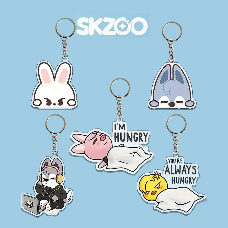 [Në Gjendje] Stray Kids SKZOO Acrylic Keychain Pendant