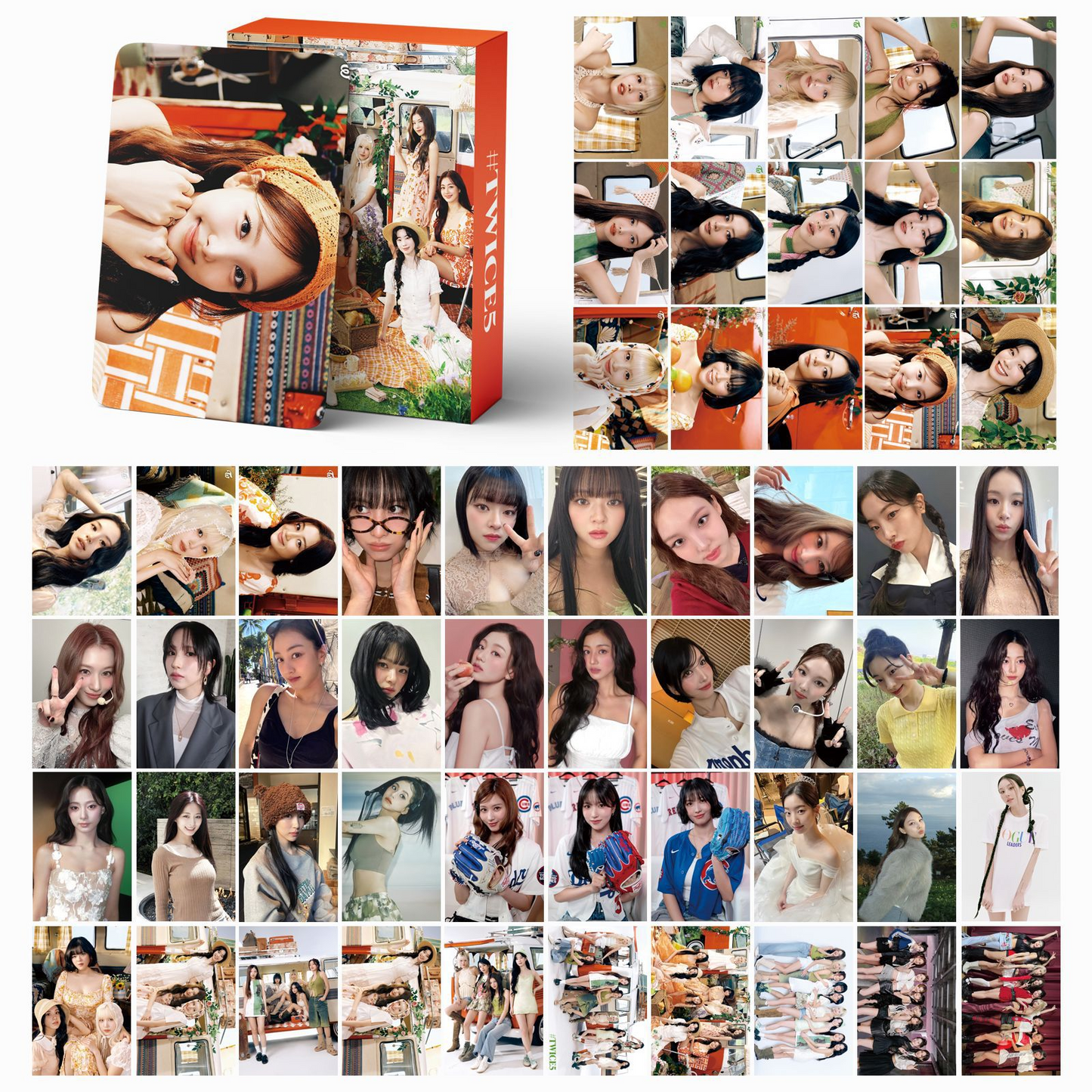 [BULK PRE-ORDER] Set of 5 ALL GIRL GROUPS Lomocard Packs (55pc)