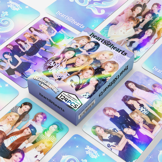 [Në Gjendje] Hearts2Hearts 'Iconic Heart' Lomocards (124pcs)