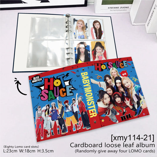 [Në Gjendje] BABYMONSTER 'Hot Sauce' A5 Binder Collect Book