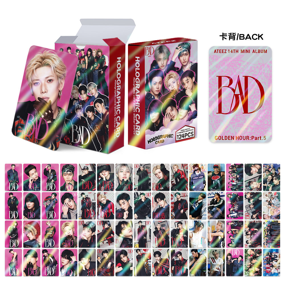 [Në Gjendje] ATEEZ 'Bad' Lomocards (124pcs)