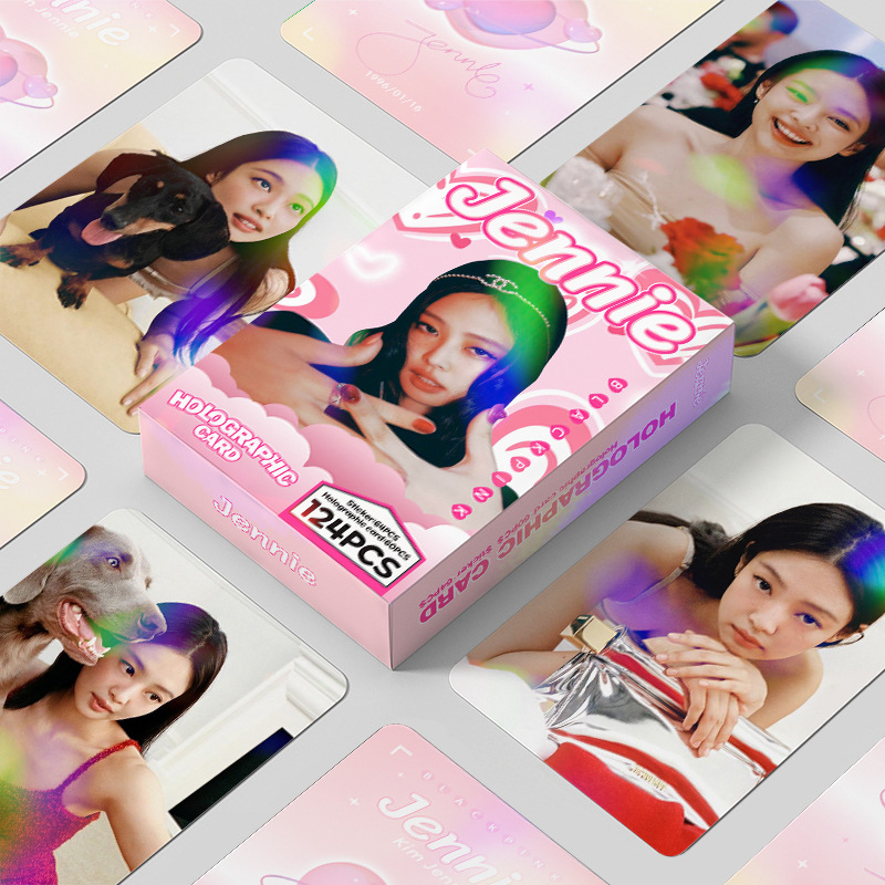 [PRE-ORDER] JENNIE holographic lomocards (124pcs)