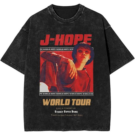 [PRE-ORDER] BTS J-HOPE Vintage Washed T-shirts