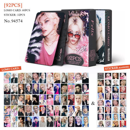 [PRE-ORDER] STRAY KIDS Felix lomocards (92pcs)