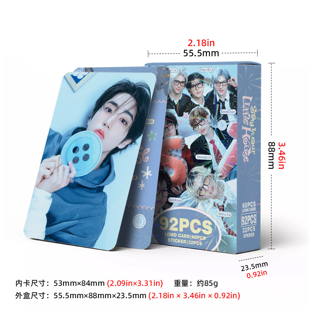 [Ne Gjendje] STRAY KIDS 'Stay In Our Little House' lomocards (92pcs)