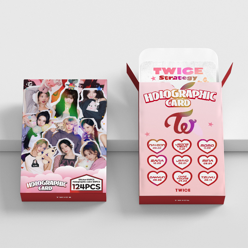 [Në Gjendje] TWICE holographic lomocards (124pcs)