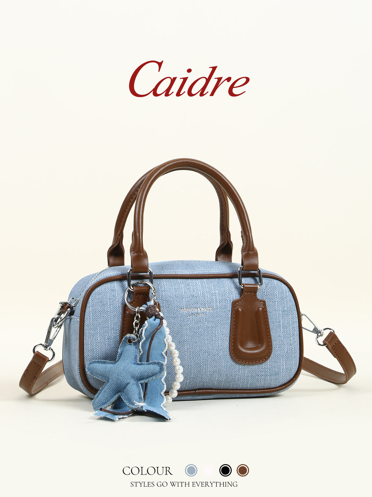 [PRE-ORDER] CAIDRE Japanese Style Shoulder Bag | Solid Color