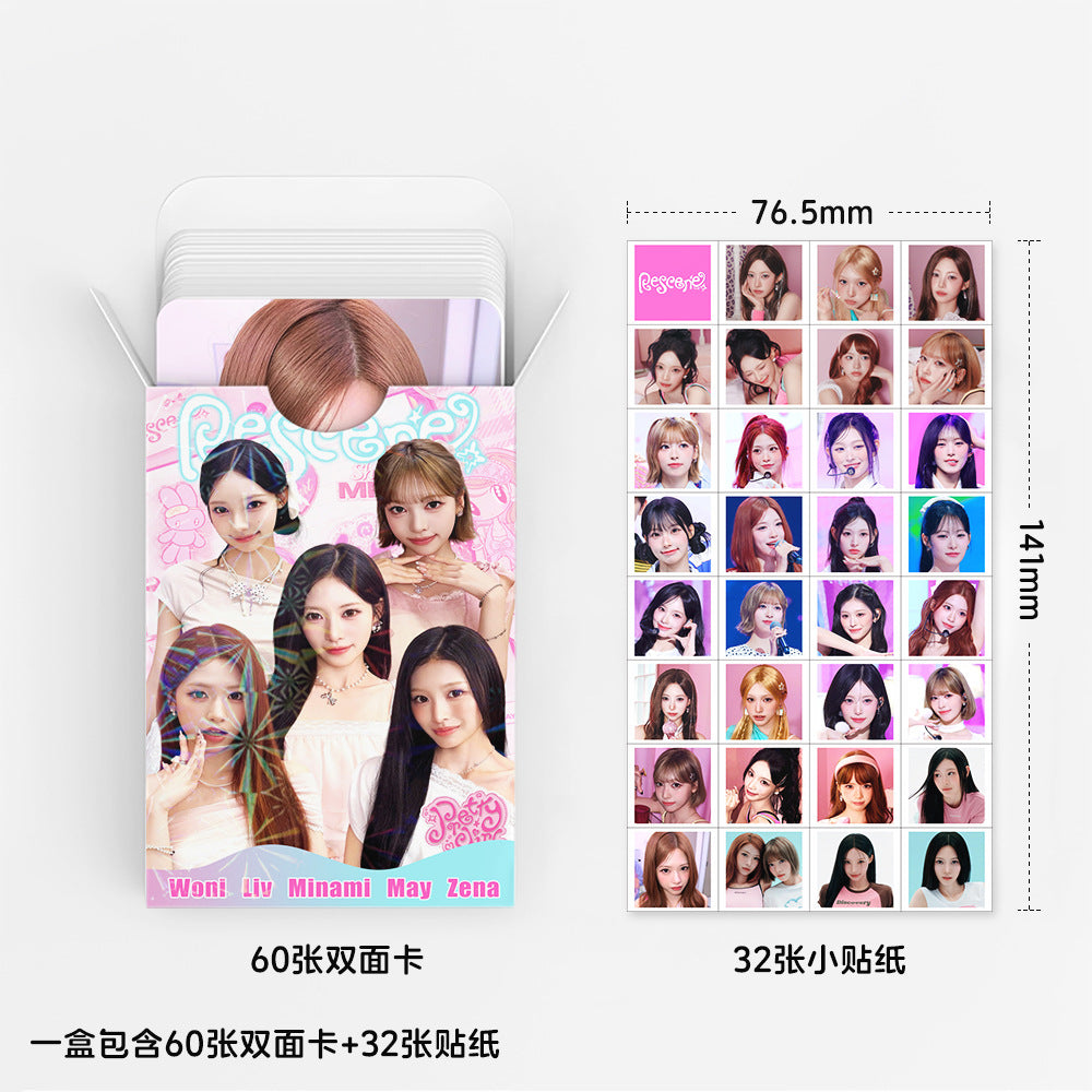 [Në gjendje] RESCENE 'Pretty Girl' lomocards (92pcs)