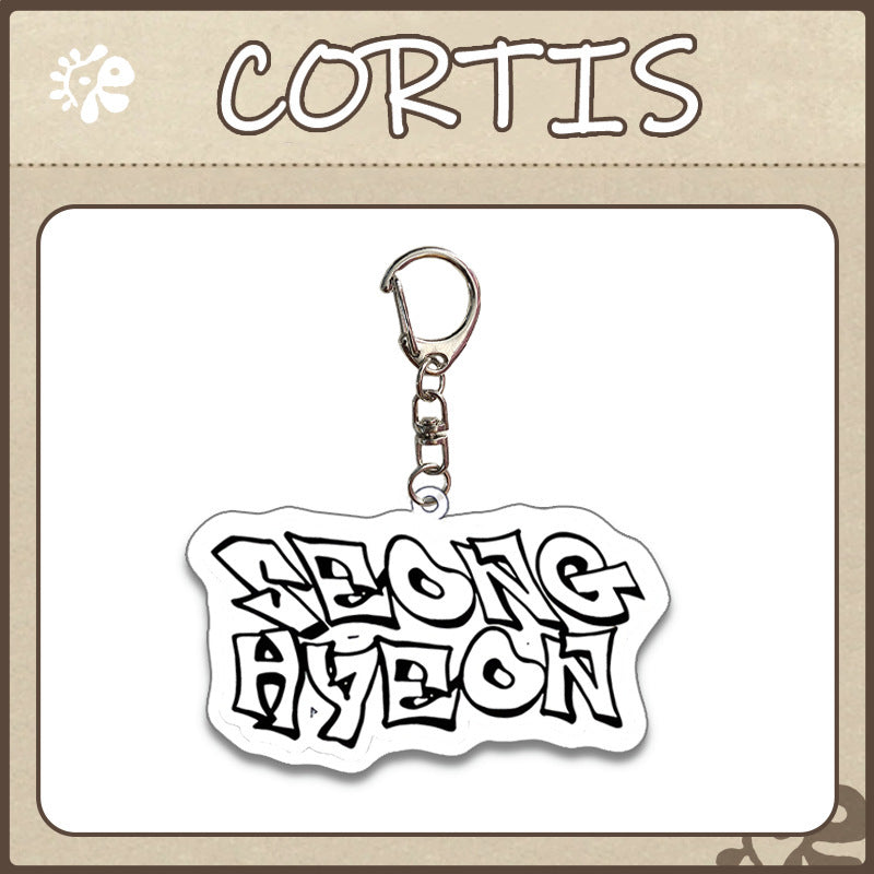 [PRE-ORDER] Cortis Names Acrylic Keyrings
