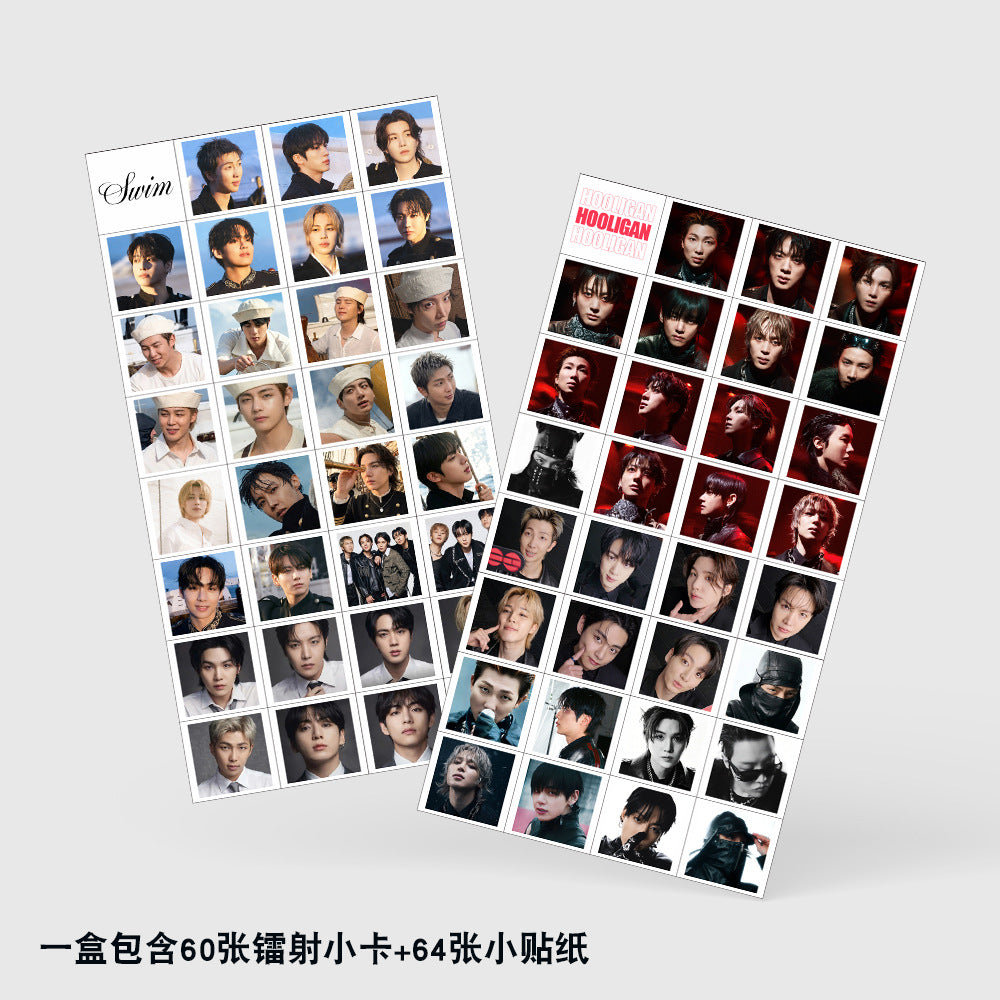 [PRE-ORDER] BTS 'Hooligan' holographic lomocards (124pcs)