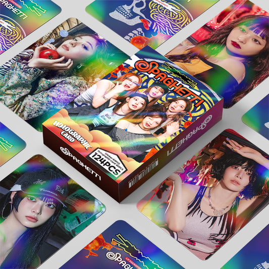 [PRE-ORDER] LE SSERAFIM 'Spaghetti' lomocards (124pcs)