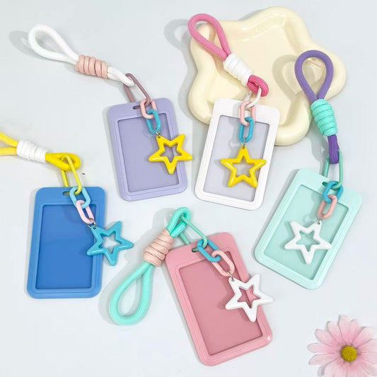 [Në Gjendje] Rope String Photocard Holder | Acrylic Star Pendant