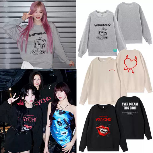 [PRE-ORDER] BABYMONSTER 'Psycho' Sweatshirt