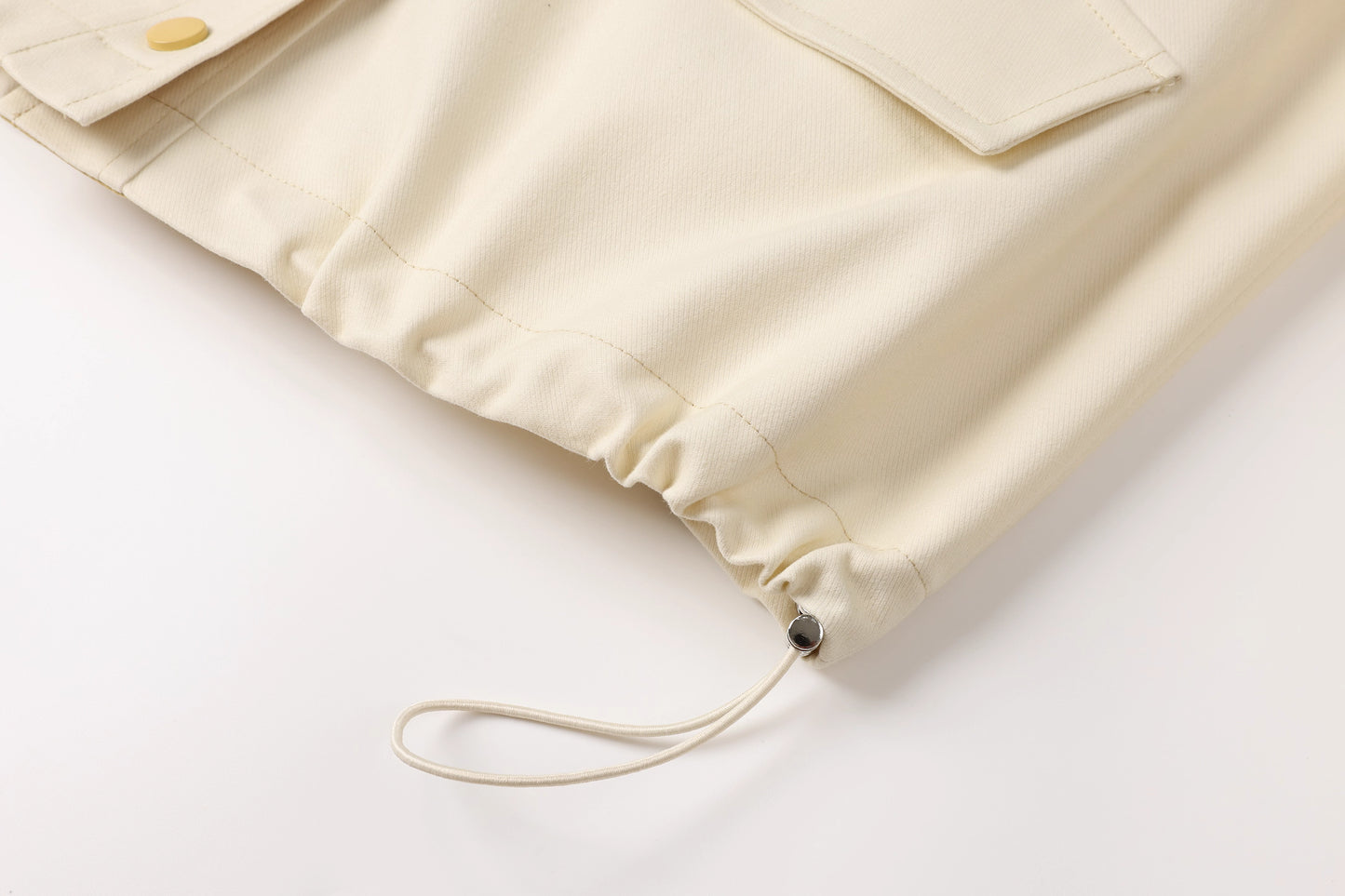 [PRE-ORDER] Contrast Color Stand Collar Jacket – Retro Workwear Style