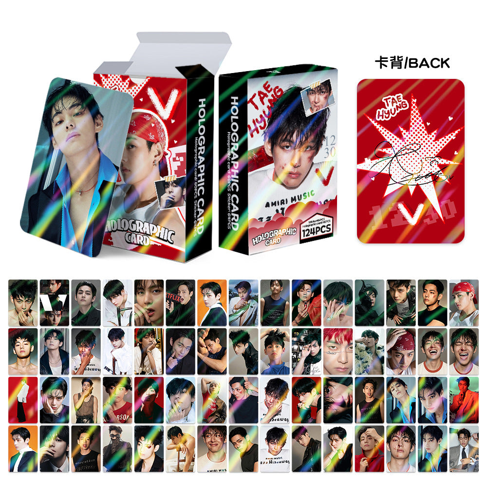 [Në Gjendje] BTS Taehyung 2026 holographic lomocards (124pcs)