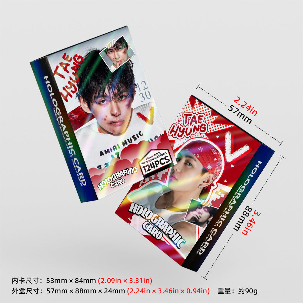 [Në Gjendje] BTS Taehyung 2026 holographic lomocards (124pcs)