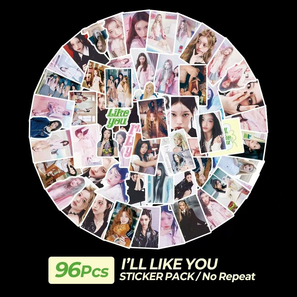[Në Gjendje] ILLIT'I'll Like You' Sticker Set (96pcs)