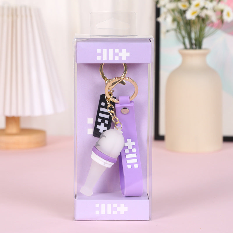[PRE-ORDER] ILLIT 3D Soft Rubber Lightstick Keyrings
