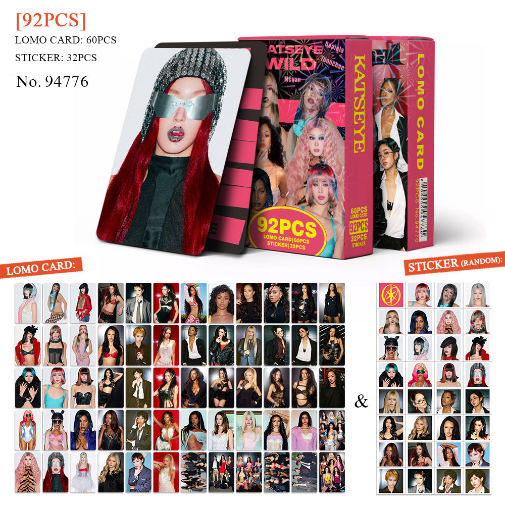 [Në Gjendje] KATSEYE 'Wild' lomocards (92pcs)