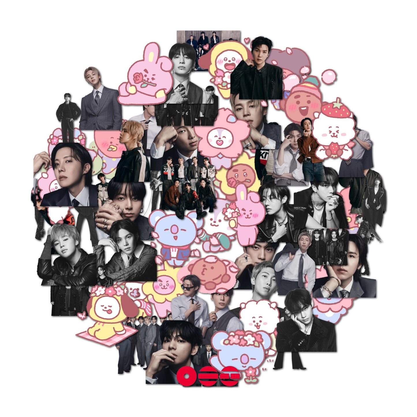 [Ne Gjendje] BTS Arirang BT21 Sticker Set (64pcs)
