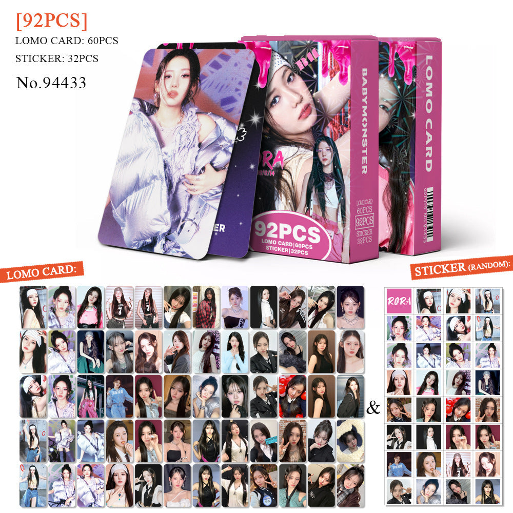 [Në Gjendje] BABYMONSTER RORA member lomocards (92pcs)