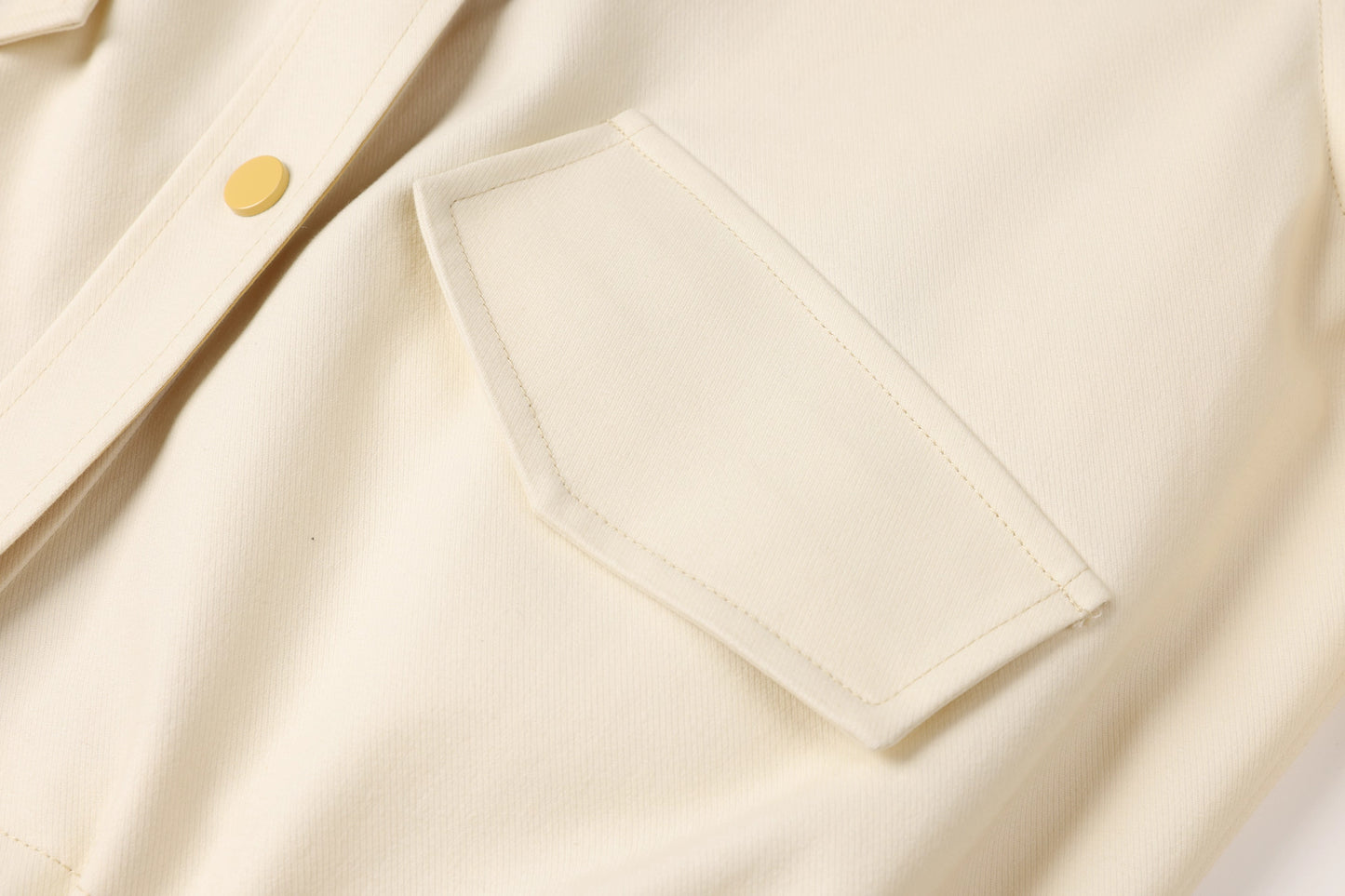 [PRE-ORDER] Contrast Color Stand Collar Jacket – Retro Workwear Style