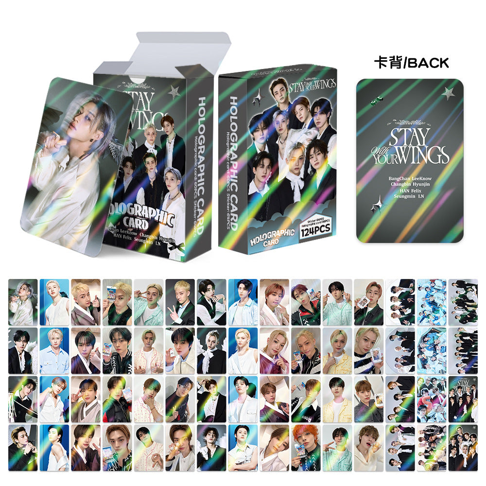 [Në Gjendje] Stray Kids 'Stay With Your Wings' holographic lomocards (124pcs)