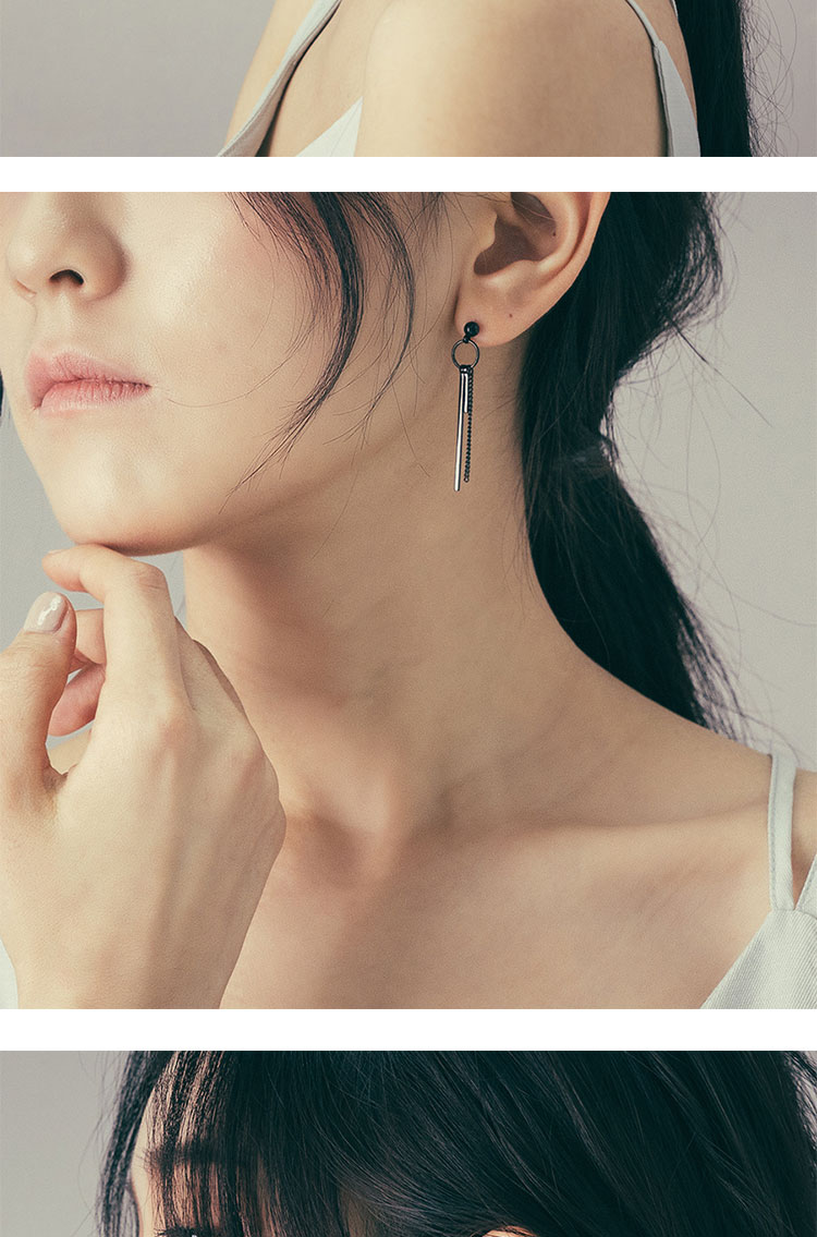 [PRE-ORDER] BTS JUNGKOOK Titanium Steel Earrings (single piece)