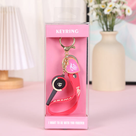 [Në Gjendje] TWICE 3D Soft Rubber Lightstick Keyring