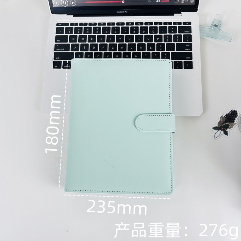 [Në Gjendje] A5 Mint Leather Binder