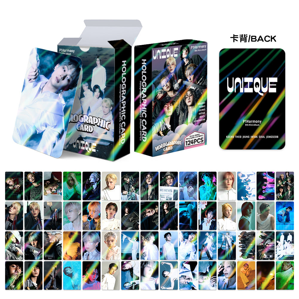 [Në Gjendje] P1harmony 'Unique' holographic lomocards (124pcs)