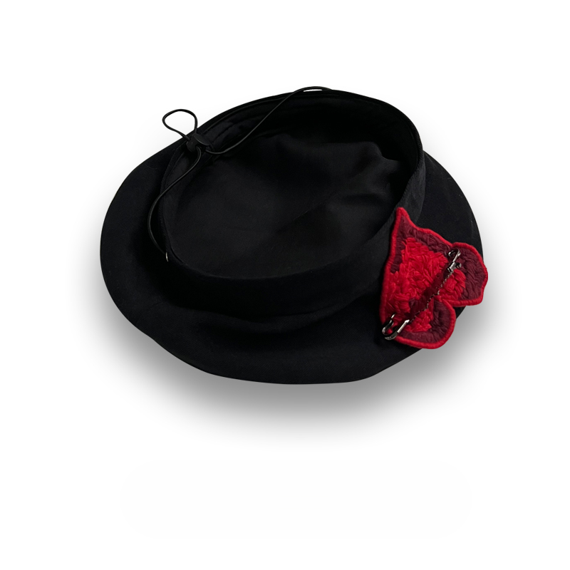 [PRE-ORDER] Retro Heart Pin Beret – Autumn/Winter Designer Style