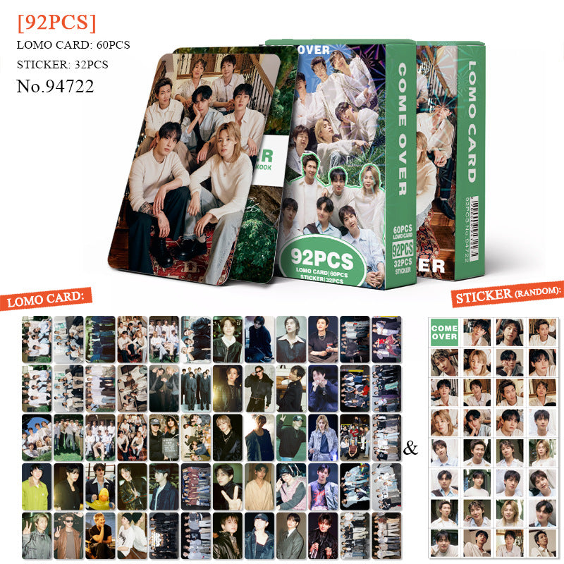 [Në Gjendje] BTS 'Come Over' lomocards (92pcs)